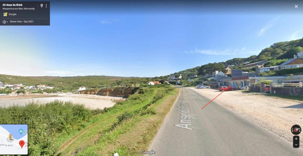 Au Petit Brick - Cosy Beachfront House Maupertus-sur-Mer Екстер'єр фото